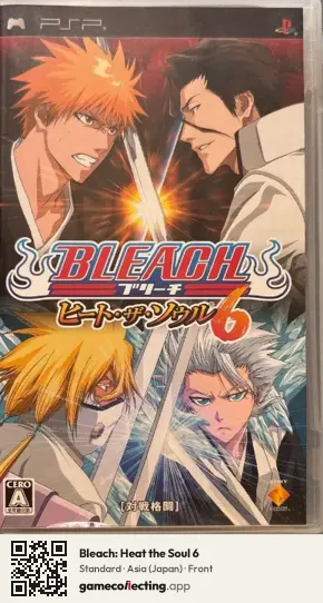 Bleach: Heat the Soul 6 PlayStation Portable, Japan box front