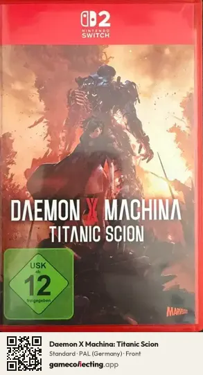 Daemon X Machina: Titanic Scion Nintendo Switch 2, Germany box front