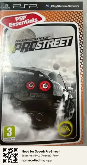 Need for Speed: ProStreet PlayStation Portable, France box front
