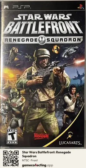 Star Wars Battlefront: Renegade Squadron PlayStation Portable, NTSC box front