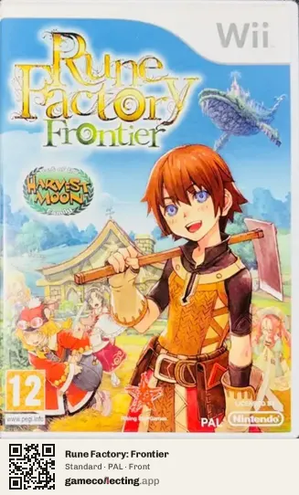Rune Factory: Frontier Nintendo Wii, PAL box front