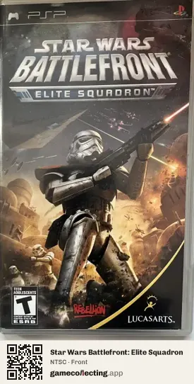 Star Wars Battlefront: Elite Squadron PlayStation Portable, NTSC box front