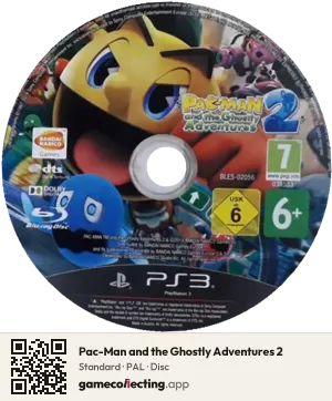 Pac-Man and the Ghostly Adventures 2 PlayStation 3, PAL disc