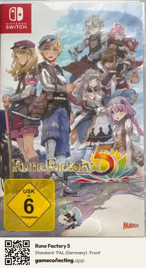 Rune Factory 5 Nintendo Switch, Germany box front