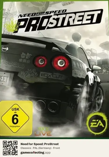 Need for Speed: ProStreet Xbox 360, Germany box front