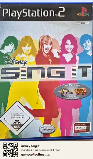 Disney Sing It PlayStation 2, Germany box front