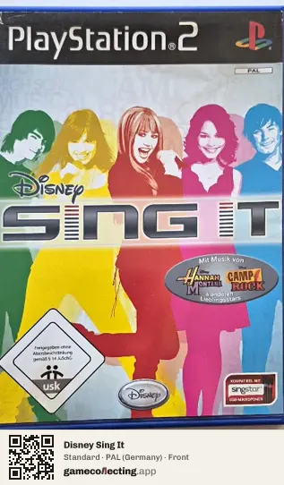 Disney Sing It PlayStation 2, Germany box front