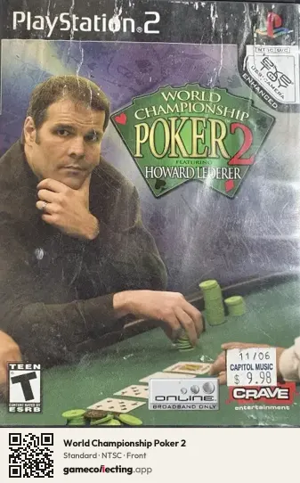 World Championship Poker 2 PlayStation 2, NTSC box front