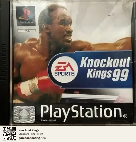 Knockout Kings PlayStation, PAL box front