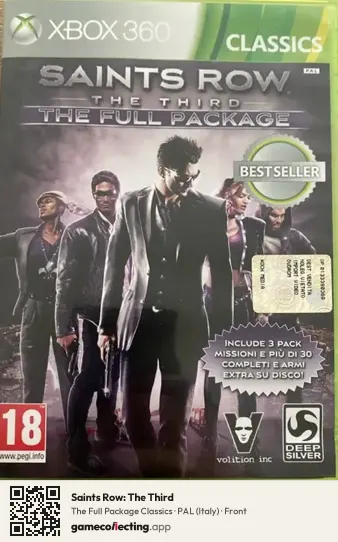 Saints Row: The Third Xbox 360, Italy box front
