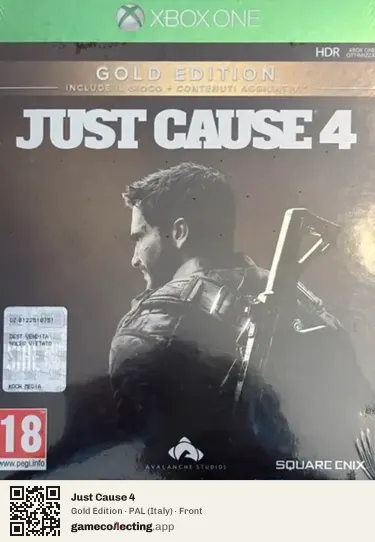 Just Cause 4 Xbox One, Italy box front