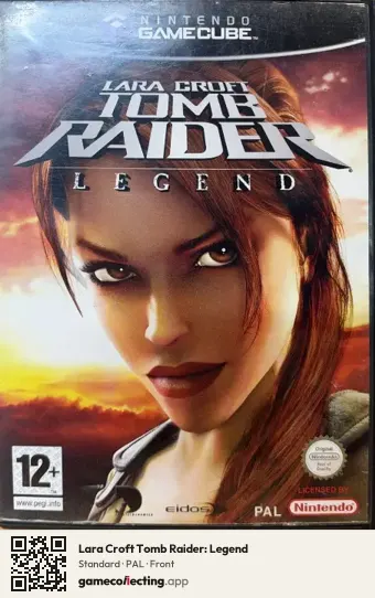 Lara Croft Tomb Raider: Legend Nintendo GameCube, PAL box front