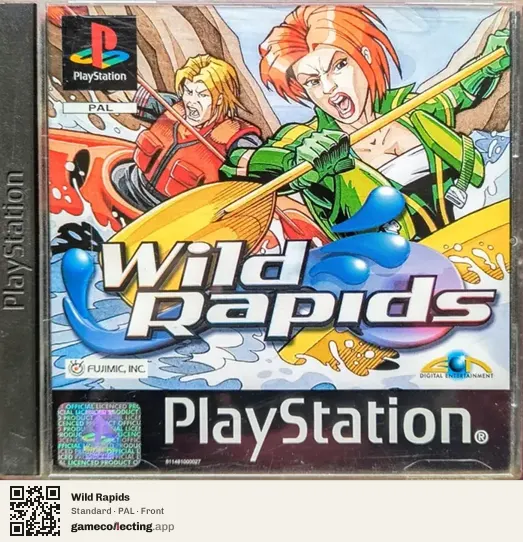 Wild Rapids PlayStation, PAL box front
