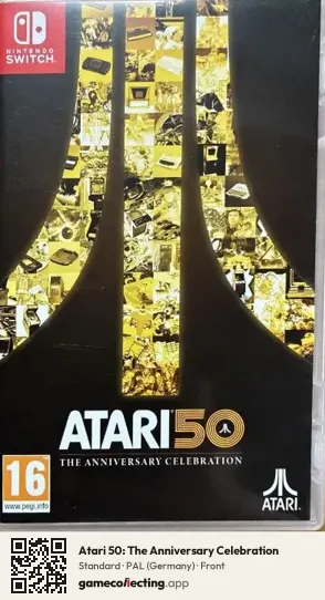 Atari 50: The Anniversary Celebration Nintendo Switch, Germany box front