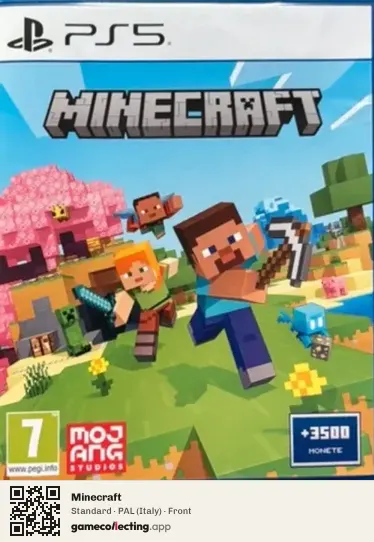 Minecraft PlayStation 5, Italy box front