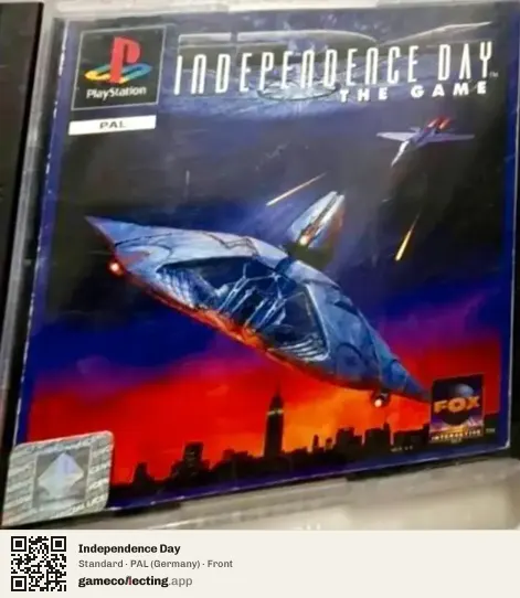 Independence Day PlayStation, Germany box front