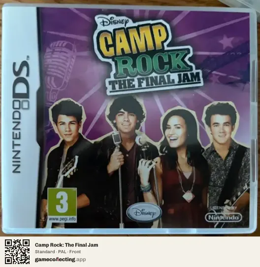 Camp Rock: The Final Jam Nintendo DS, PAL box front