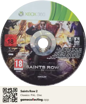 Saints Row 2 Xbox 360, PAL disc