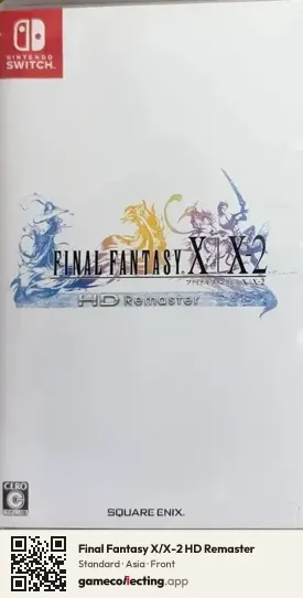 Final Fantasy X/X-2 HD Remaster Nintendo Switch, Asia box front