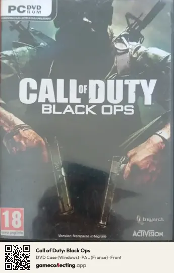 Call of Duty: Black Ops Computer, France box front