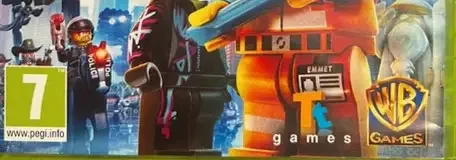 The LEGO Movie Videogame, the PEGI square on its front