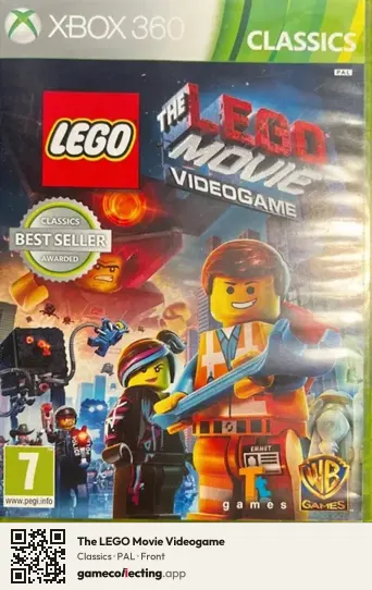 The LEGO Movie Videogame Xbox 360, PAL box front