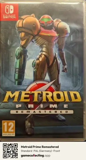 Metroid Prime Remastered Nintendo Switch, Germany box front