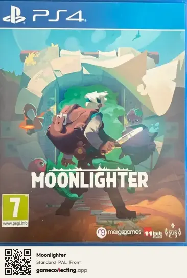 Moonlighter PlayStation 4, PAL box front
