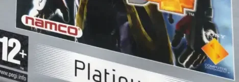 Tekken 4, the PEGI square on its front