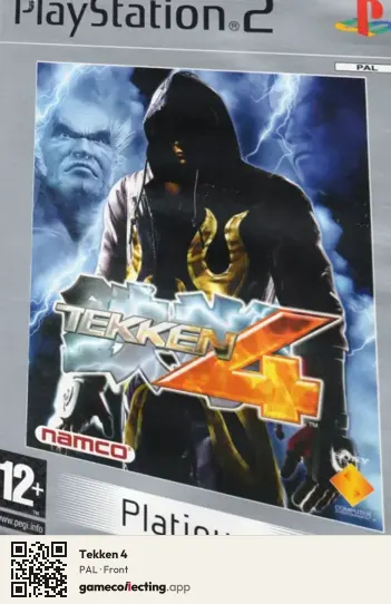 Tekken 4 PlayStation 2, PAL box front
