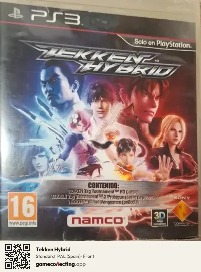 Tekken Hybrid PlayStation 3, Spain box front