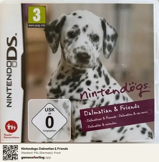 Nintendogs: Dalmatian & Friends Nintendo DS, Germany box front