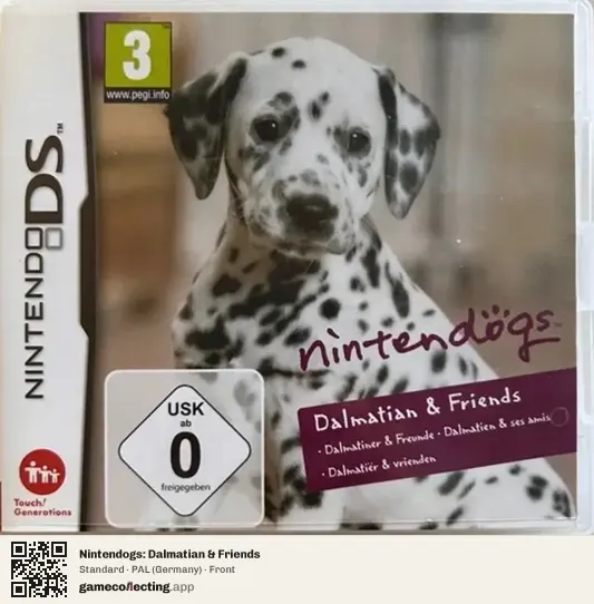 Nintendogs: Dalmatian & Friends Nintendo DS, Germany box front