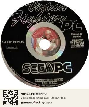 Virtua Fighter PC Computer, Japan disc
