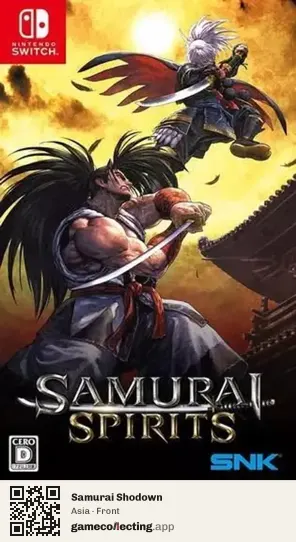 Samurai Shodown Nintendo Switch, Asia box front