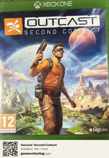 Outcast: Second Contact Xbox One, PAL box front