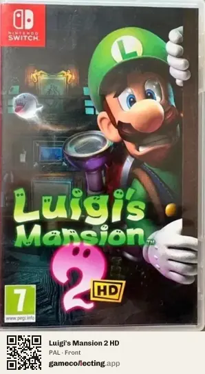 Luigi's Mansion 2 HD Nintendo Switch, PAL box front