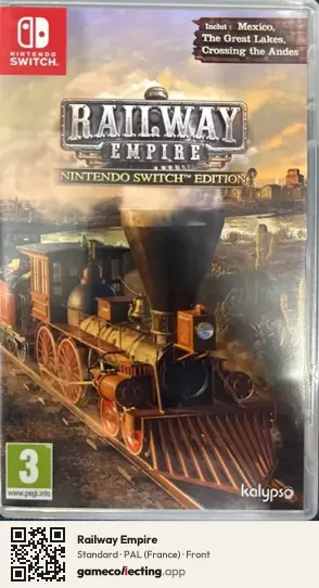 Railway Empire Nintendo Switch, France box front