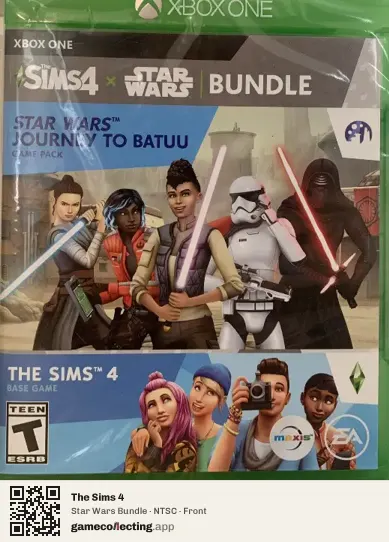 The Sims 4 Xbox One, NTSC box front
