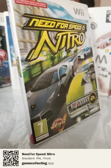 Need for Speed: Nitro Nintendo Wii, PAL box front