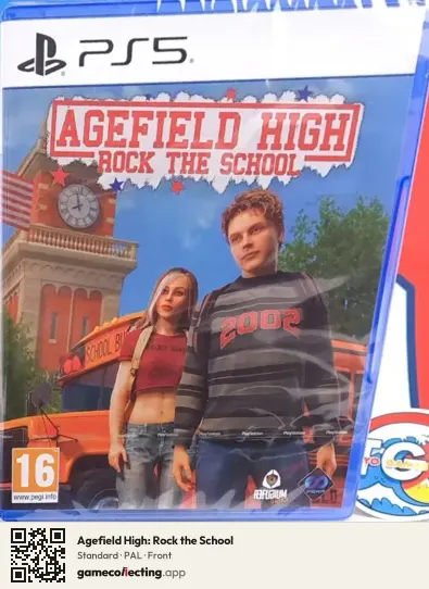 Agefield High: Rock the School PlayStation 5, PAL box front