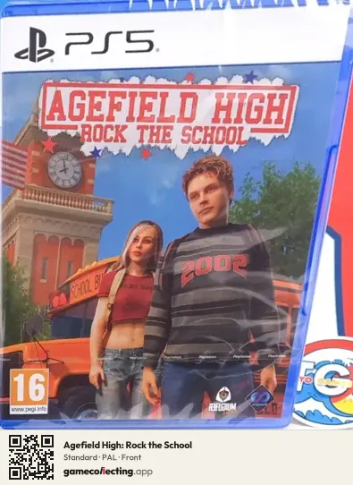 Agefield High: Rock the School PlayStation 5, PAL box front