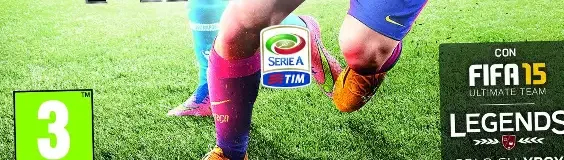 FIFA 15, the PEGI square on its front