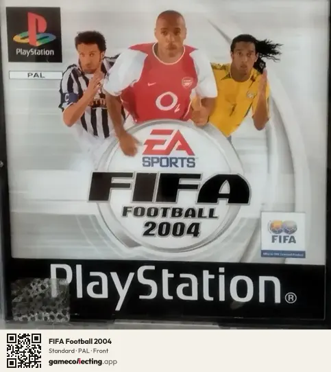 FIFA Football 2004 PlayStation, PAL box front
