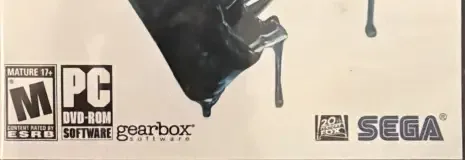 Aliens: Colonial Marines, the ESRB box on its front