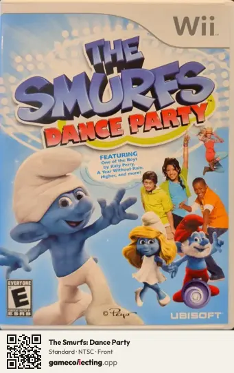 The Smurfs: Dance Party Nintendo Wii, NTSC box front
