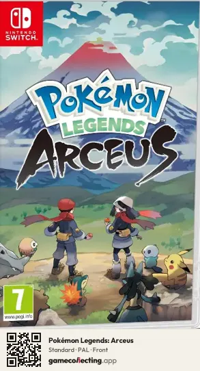 Pokémon Legends: Arceus Nintendo Switch, PAL box front