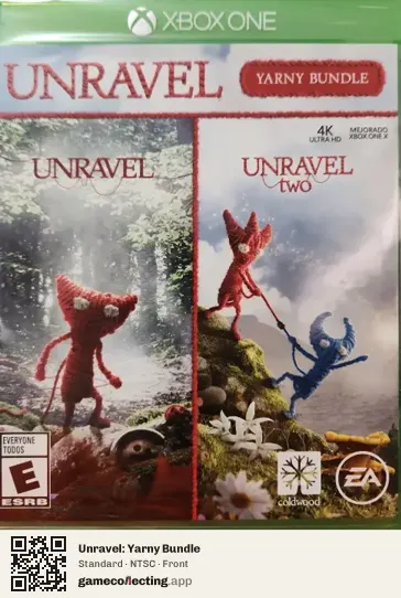 Unravel: Yarny Bundle Xbox One, NTSC box front