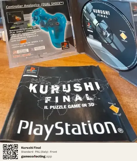 Kurushi Final PlayStation, Italy box front