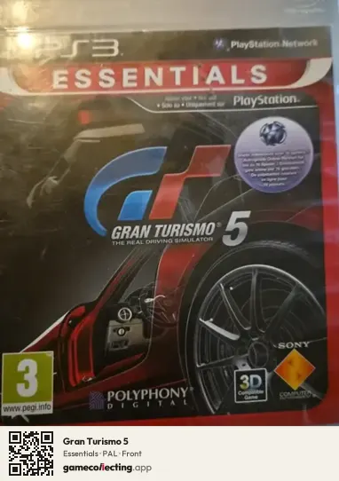 Gran Turismo 5 PlayStation 3, PAL box front